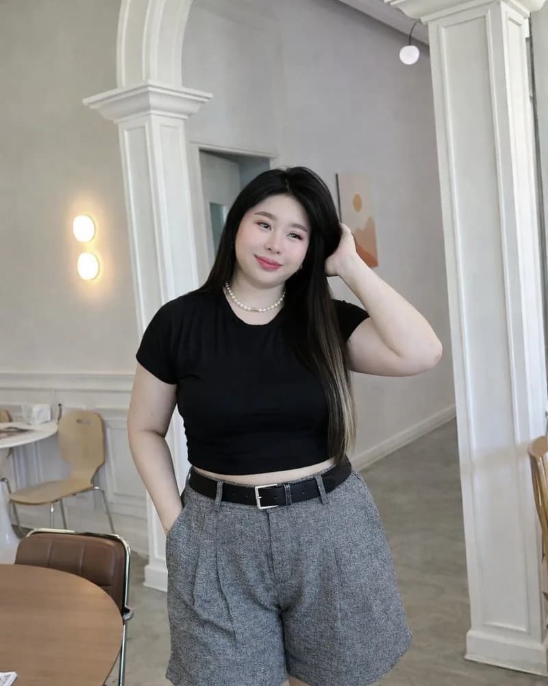 เสื้อยืดคอกลม เบสิค